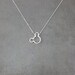 Mickey Mouse [SILVER] Plated Dainty Necklace in Gift Box Disney Character Mouse Ears Silhouette Kids Adults Friends Cartoon 