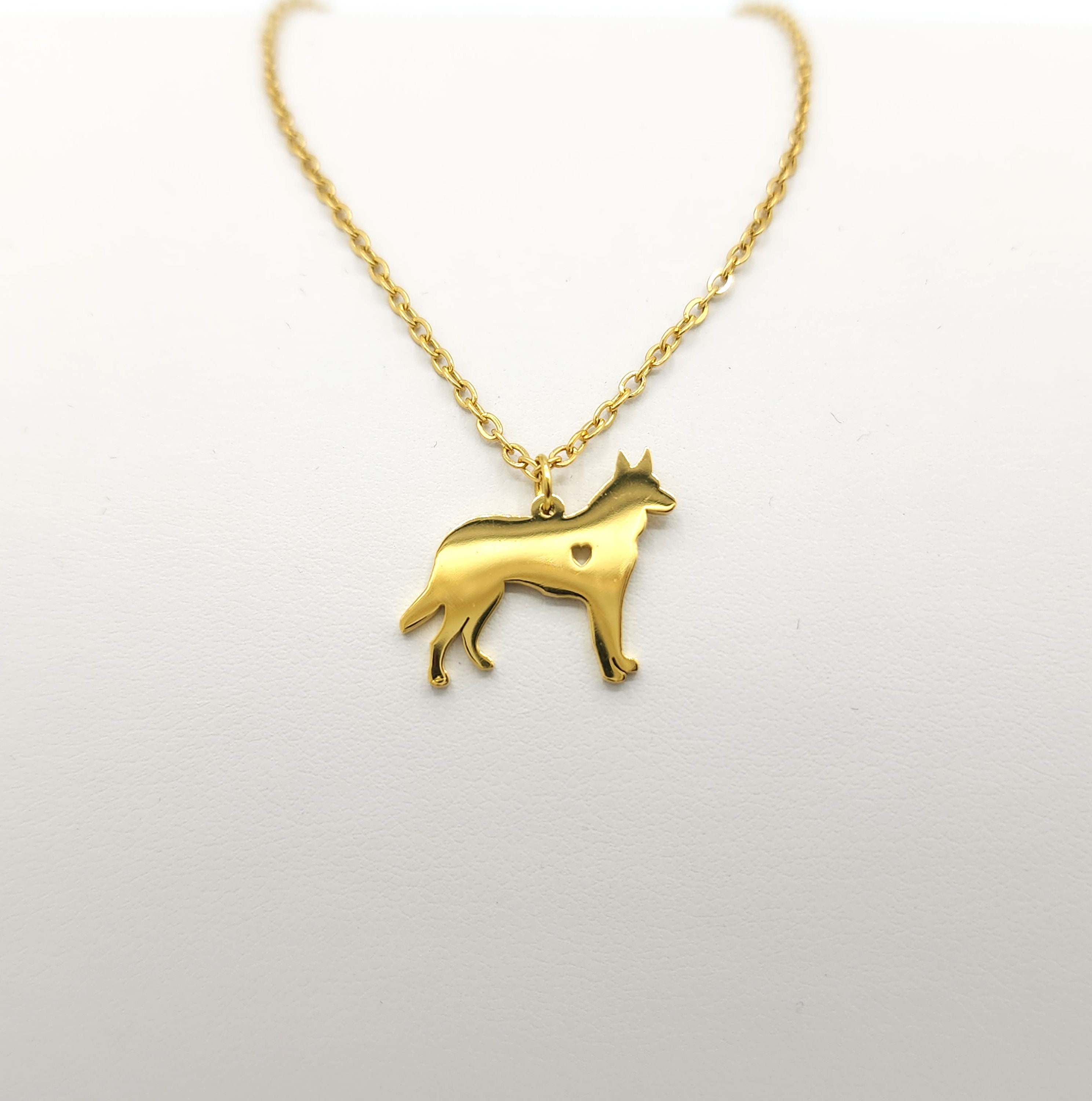 Gold & Silver German Shepherd Necklace Dog Jewelry Breed Pet Gifts Dog  Memorial Gift New Puppy Doggy Rescue For Lovers From Dingding64985, $2.2 |  DHgate.Com