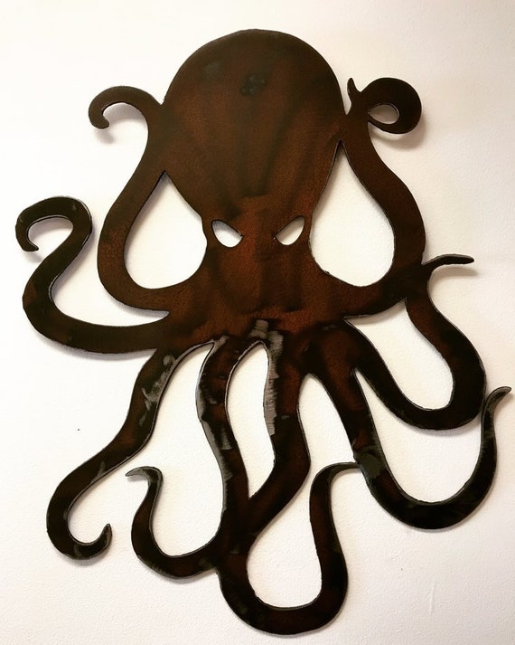 Octopus Metal Wall Art