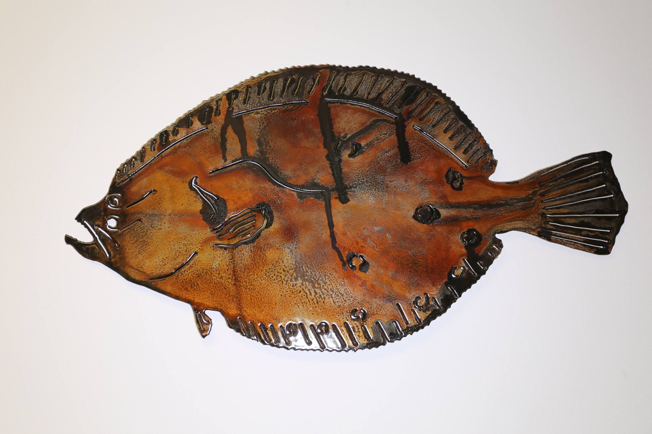 Flounder/Fluke Fish Metal Wall Art Etsy