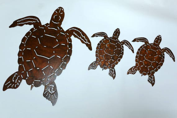 Sea Turtle Family Metal Wall Art Beach Decor Home Plasma Uk - Metal Turtle Wall Art Uk Sea Turtle Family Metal Wall Art Beach Decor Home Plasma Uk - Metal Turtle Wall Art Uk