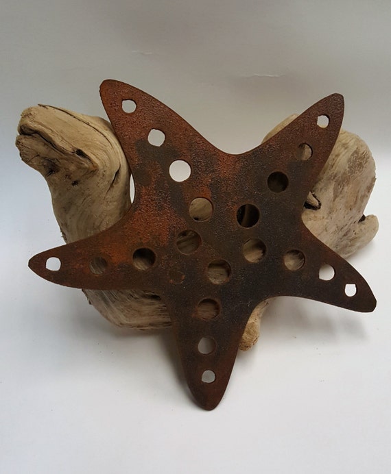Large Starfish Metal Wall Art Etsy