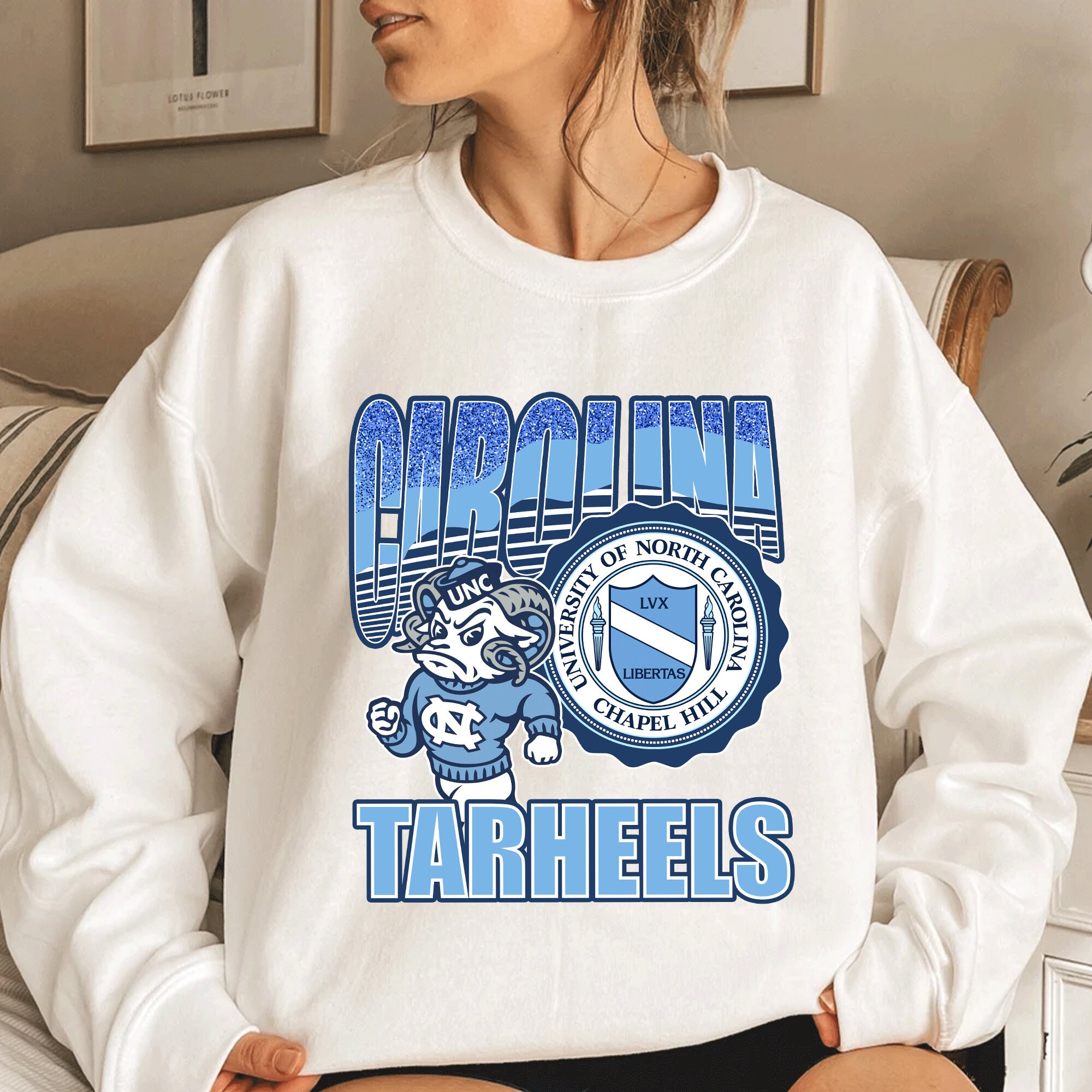 Unc Crewneck - Etsy
