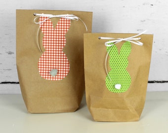 Set of 2 gift bags ~ Easter | Bags bunny | Gift wrapping