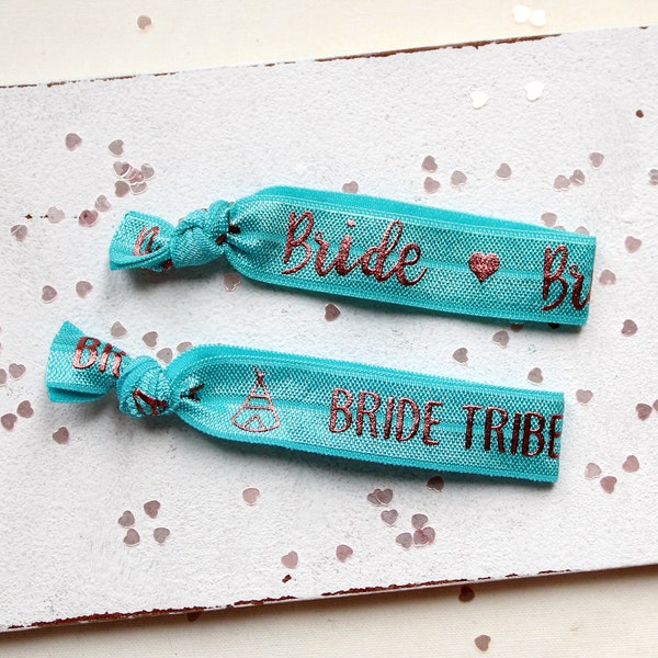 Bride or Bride Tribe • Bracelet | Hairtie | hen party