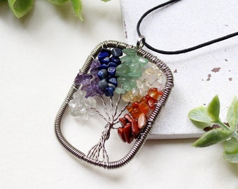 Tree of Life • Gemstone Necklace | Necklace | Necklace | Gift idea woman | girlfriend | sister | mummy