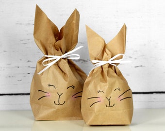 Easter bunnies | Gift bags | Gift wrapping | Easter | Easter bags | Paper bags