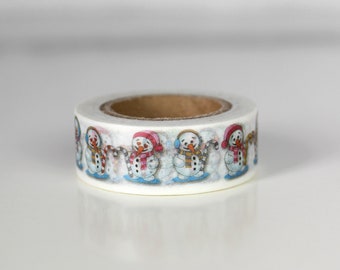 0.49 euros/meter washi tape ~ adhesive tape | snowmen