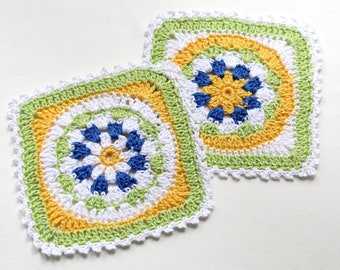 Set of 2 Crochet Coasters | gift idea