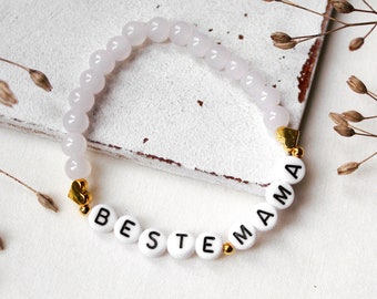 Beste Mama • Armband Glasperlen | Armschmuck | Geschenkidee