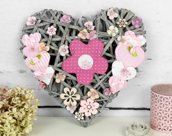 Decorative heart for hanging ~ hanging decoration | Spring