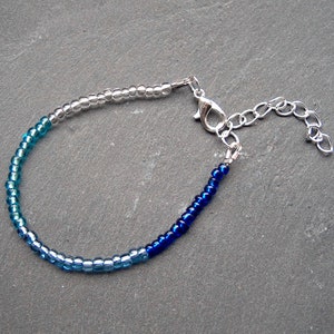 Summer Breeze Armband Perlen Farbverlauf Armschmuck Geschenke für Frauen Freundin Schwester Mama Bild 2