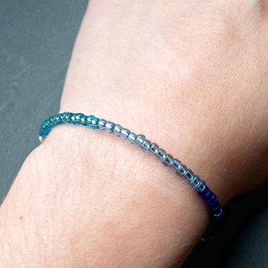 Summer Breeze Armband Perlen Farbverlauf Armschmuck Geschenke für Frauen Freundin Schwester Mama Bild 3