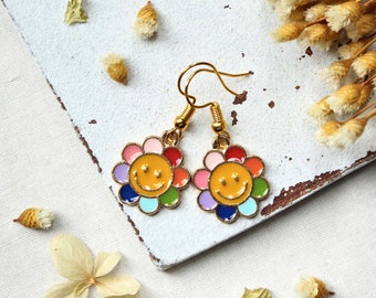 colorful flower earrings Happy Flower • Earrings | Earrings