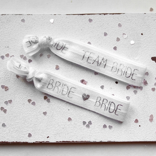 Bride or Team Bride • Bracelet | Hairtie | Hen Party