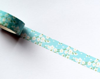 0.73 euros/meter Washi Tape Flowers ~ Adhesive Tape | 7 meters