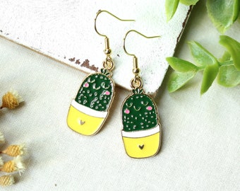 Earrings Cactus • Drop Earrings | Earrings | gift idea
