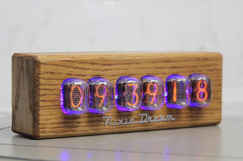 Nixie Tube Clock Nixie Clock Anniversary Gift Vintage Etsy