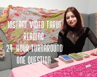 Instant Video Tarot Reading --24 Hour Turnaround -- One Question