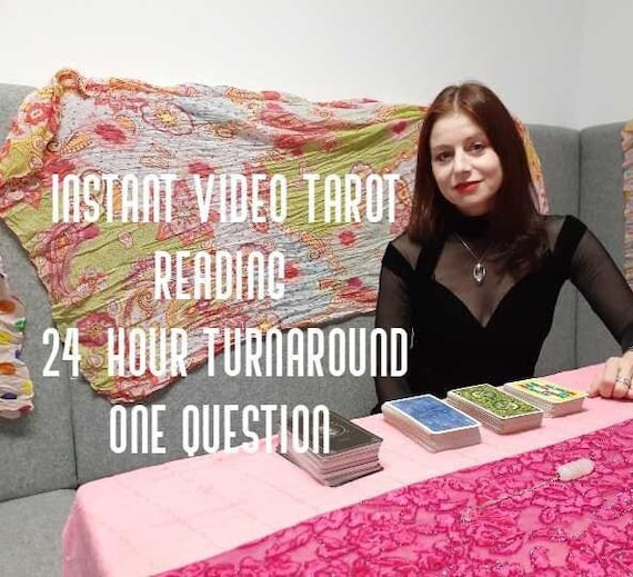 Instant Video Tarot Reading --24 Hour Turnaround -- One Question