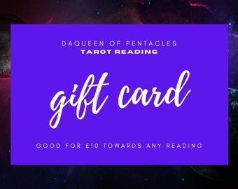 Cadeaubon voor tarotlezen: 10 pond
