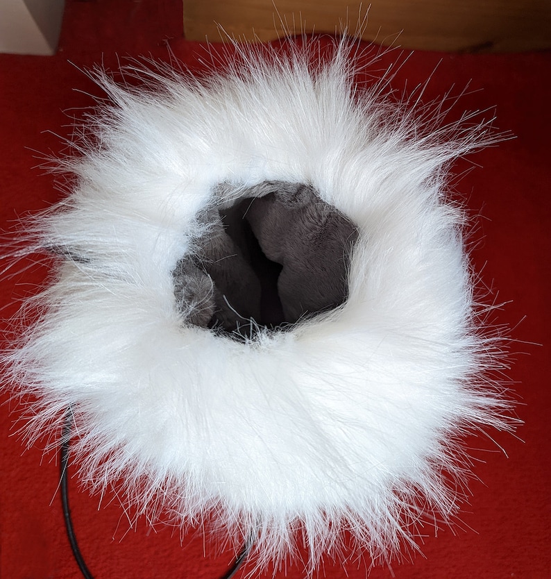 Large White Fur Muff. Hand Muff in Long Thick Pure White Faux Fur Etsy