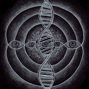 Soul Essence / DNA Art / A4 Print
