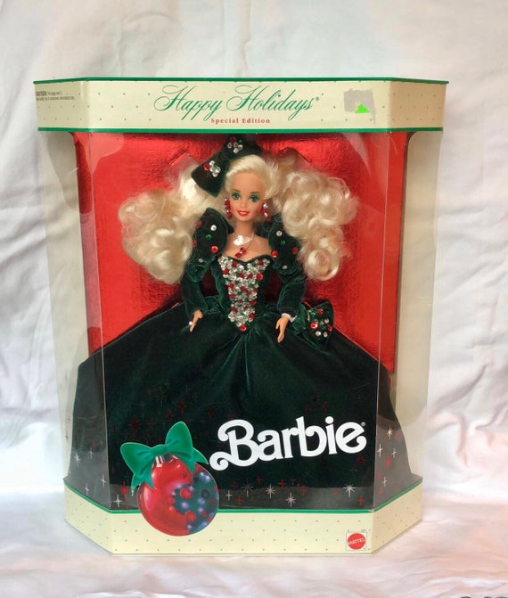 1991 happy holidays barbie