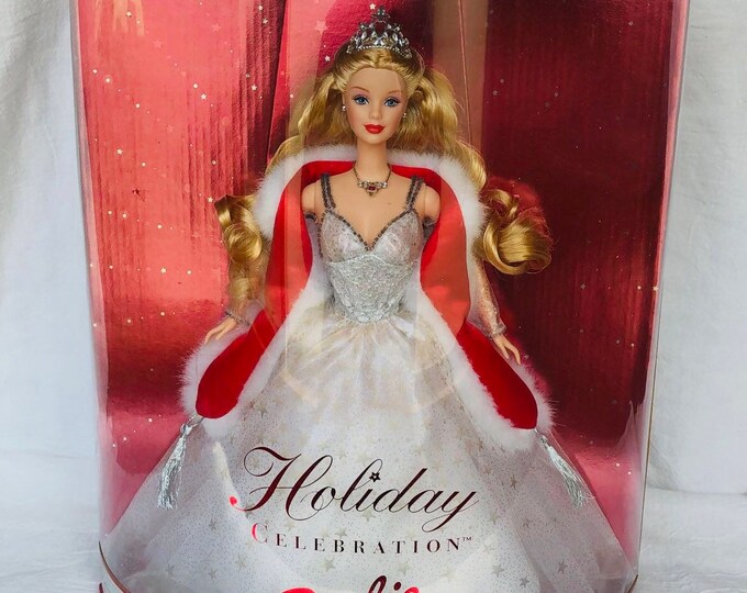 Mattel 2001 Holiday Barbie Doll00s Happy Holidays Collectible Barbiesholiday Barbie Dollshappy