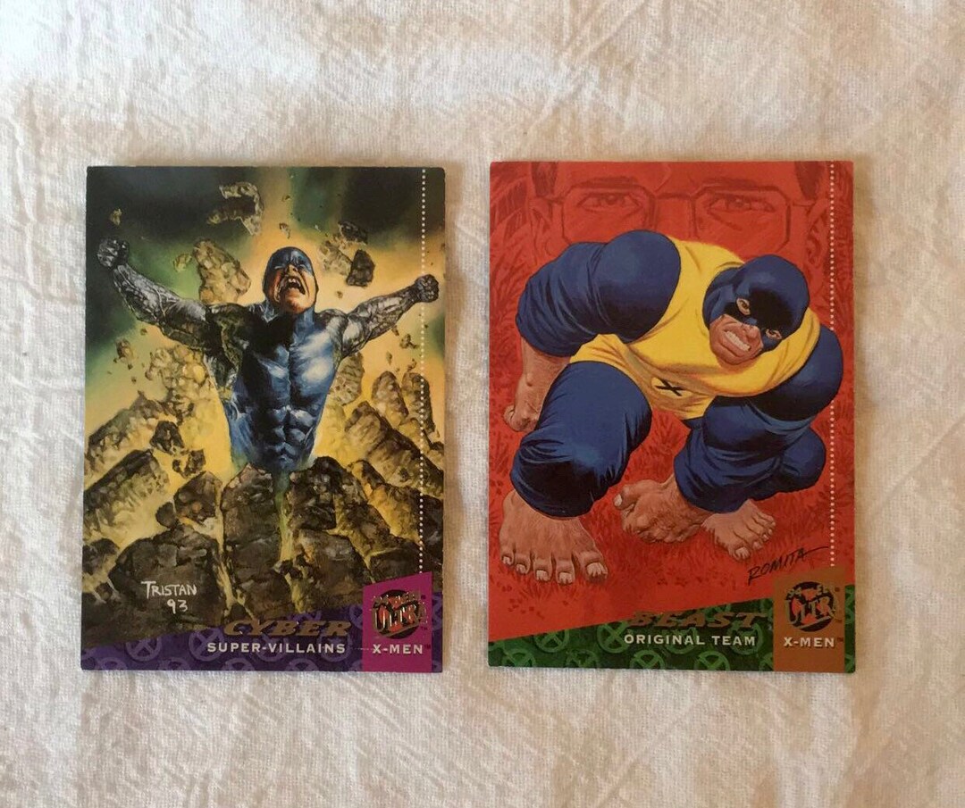 Vintage Set of 2 Marvel 1994 Fleer Ultra X-men Collectors - Etsy