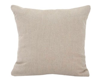 Outdoor Brown Beige pillowcases made with Sunbrella Heritage Ashe fabric - By Renaissance Cushions