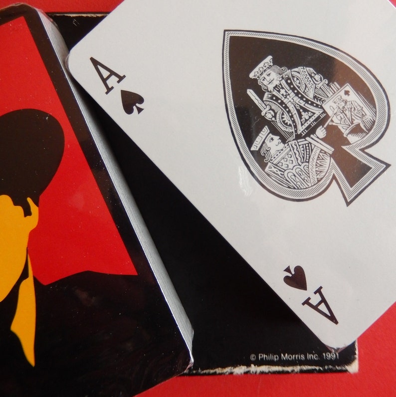 1991 Marlboro Wild West Playing Cards Wide Poker Cards Etsy
