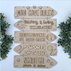S49 LOOK FOR A RAINBOW MDF Plaque Sign Quote Laser Cut Wooden Craft Shapes 
