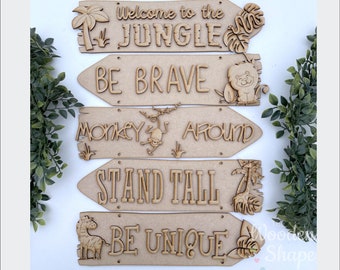 Jungle Nursery Decor Etsy