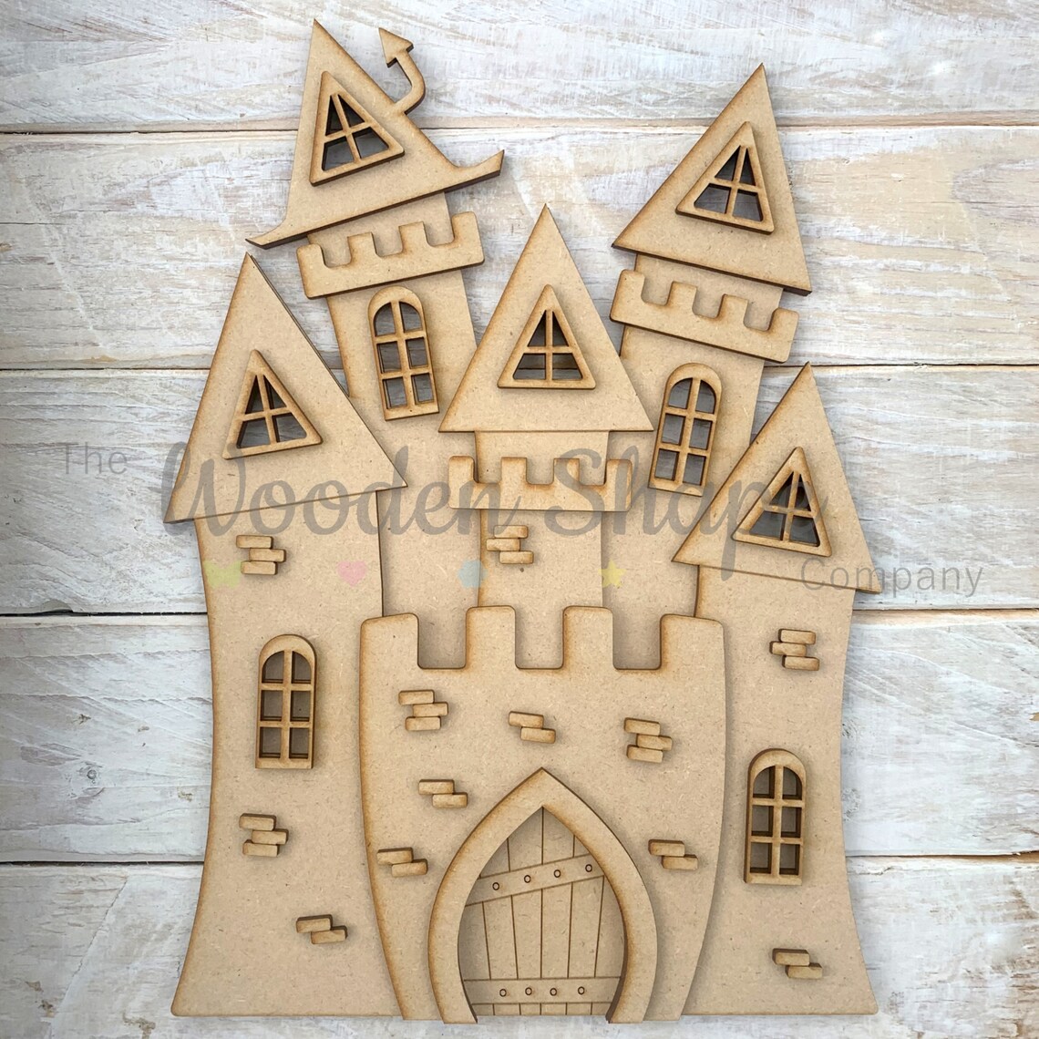 Blank Craft Kit Laser Cut Wooden MDF Haunted Halloween House Etsy