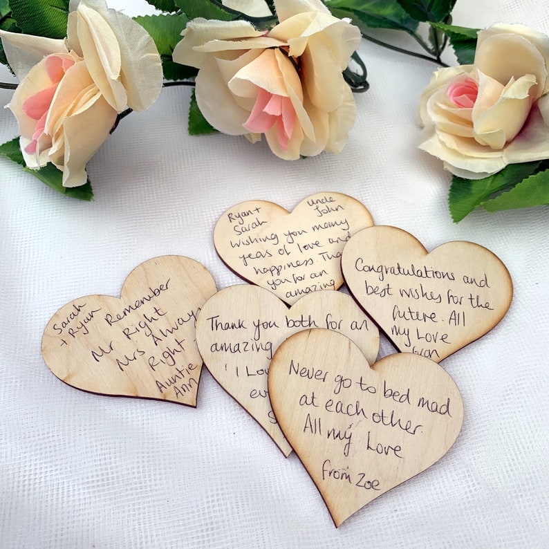 Vintage Rustic Wedding Wish Box Guest Book Alternative Drop in Etsy