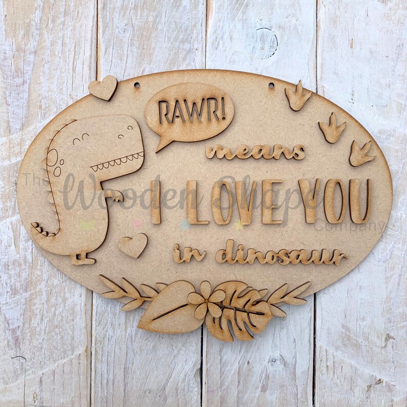 Mdf Laser Cut Craft KIT DIY Wooden Craft Kit Creative Craft Etsy