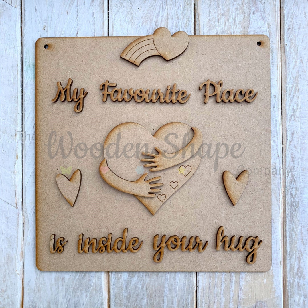 Mdf Laser Cut Craft KIT DIY Wooden Craft Kit Creative Craft Etsy