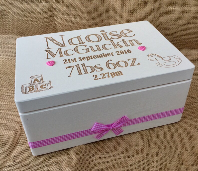 christening memory box