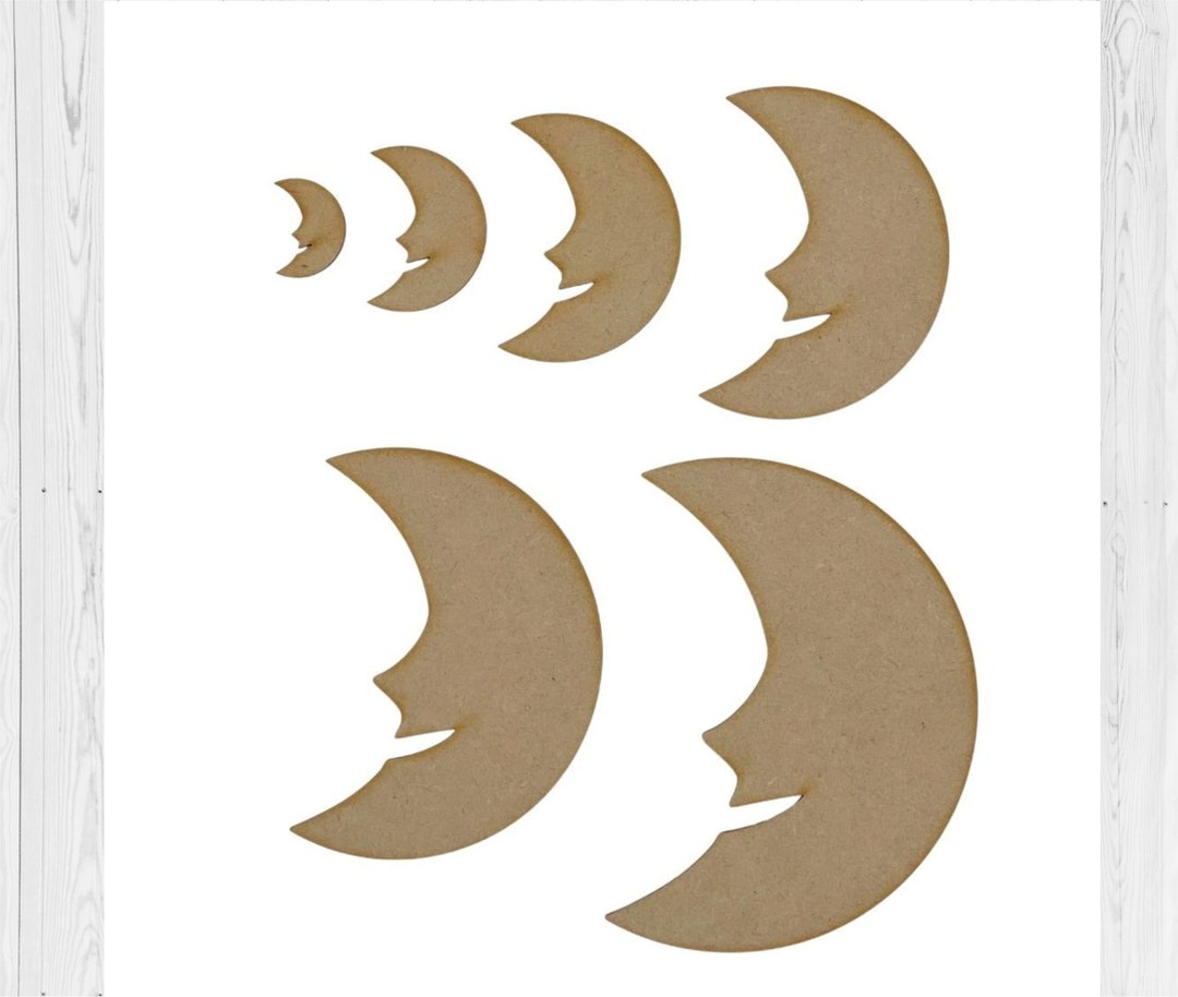 Space MDF Embellishments Craft Shape, Wood Blank DIY Decoration Space ...