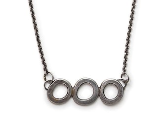 Three in a Row Necklace