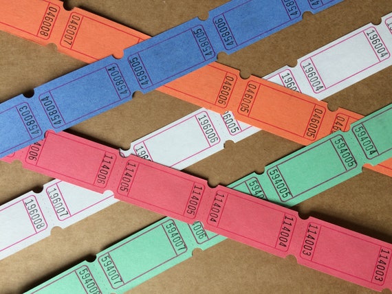 blank tickets carnival party fair wedding circus admission etsy