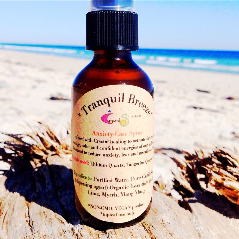 Anxiety Ease Spray Organic Body Spray Tranquil Breeze Etsy