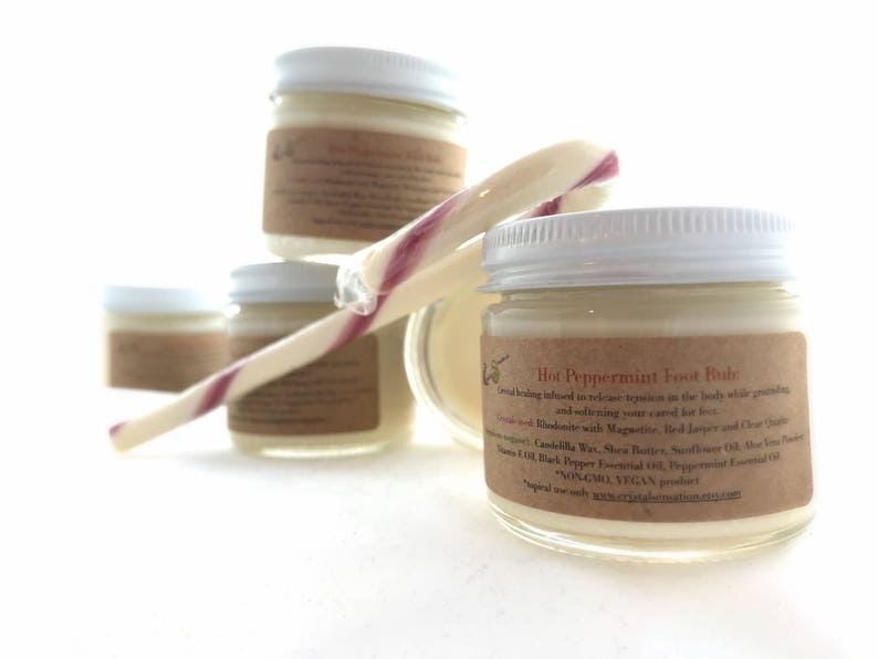 Aloe Vera Foot Rub Peppermint Foot Cream Foot Care Foot Etsy