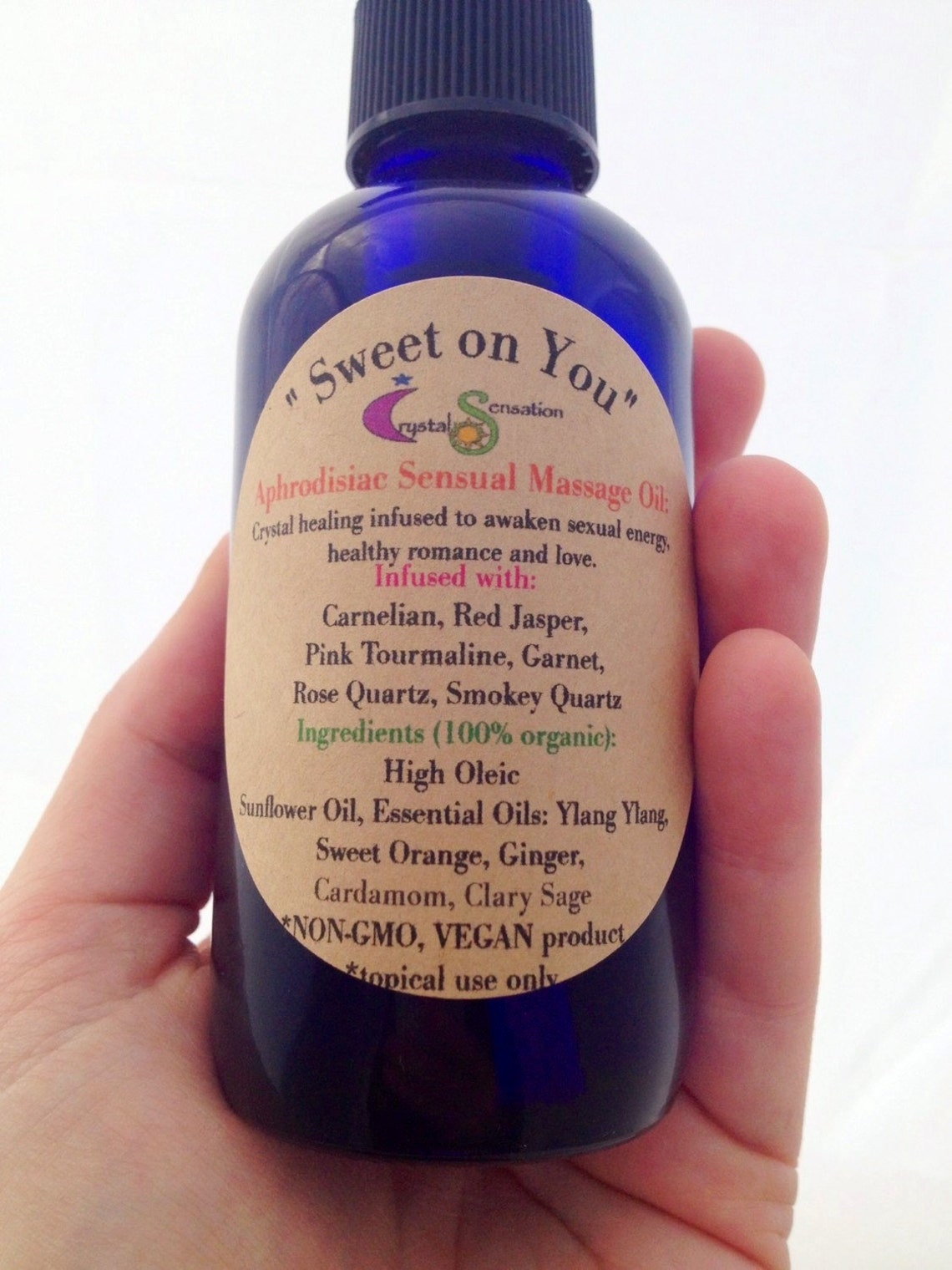 Aphrodisiac Massage Oil Organic Massage Oil Sensual Massage Etsy