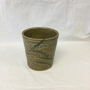 Free Shipping | Ceramic Utensil Holder | Handmade flower vase | Wheel thrown pottery vase | Knife holder | Utensil holder | Floral Container