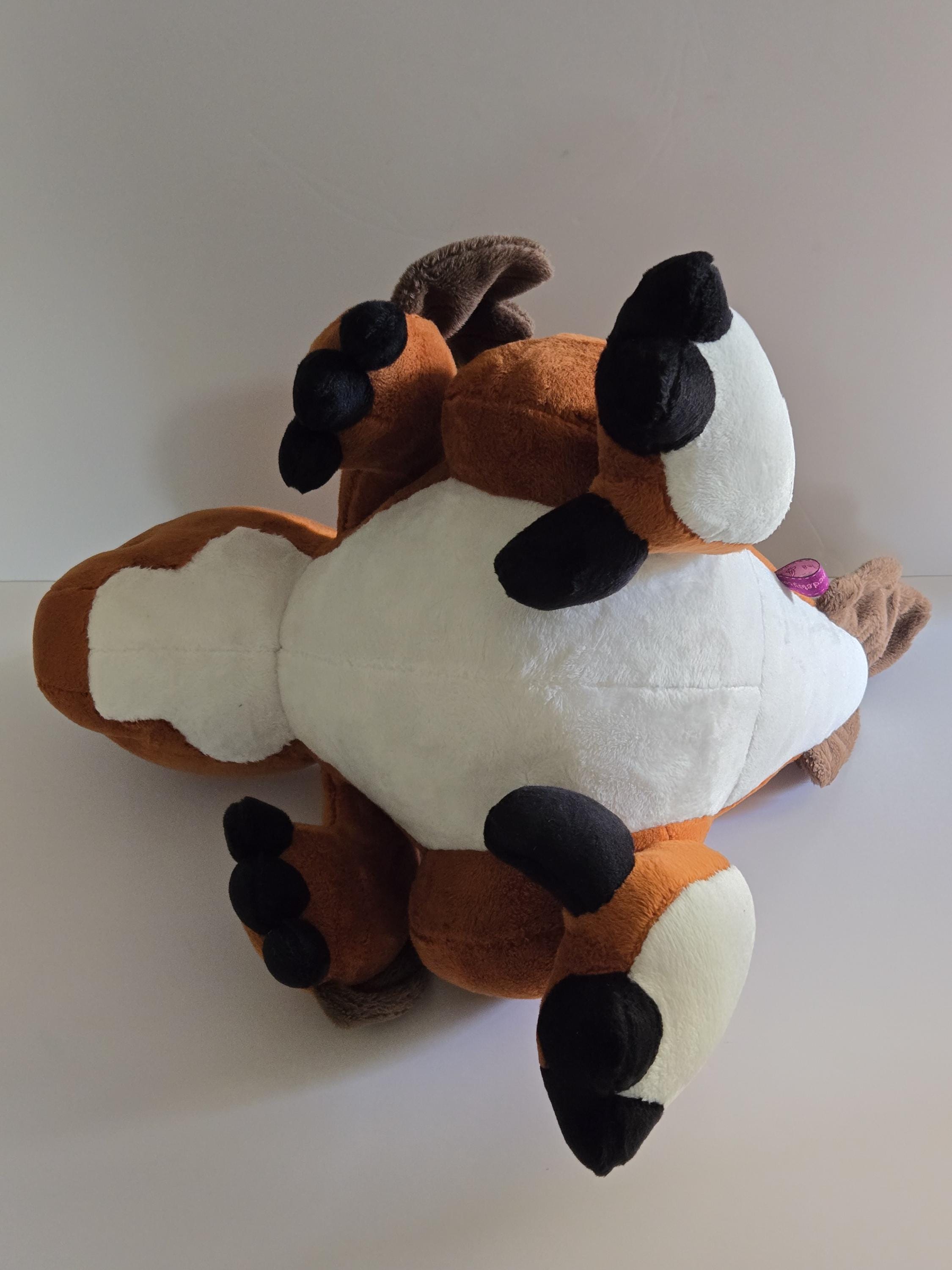 Raptor Red Velociraptor Plush Ginger Cream Black Dinosaur - Etsy