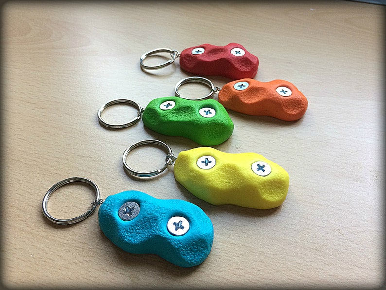 Rock Climbing Hold Keychain Climbing Pendant Climber's Etsy