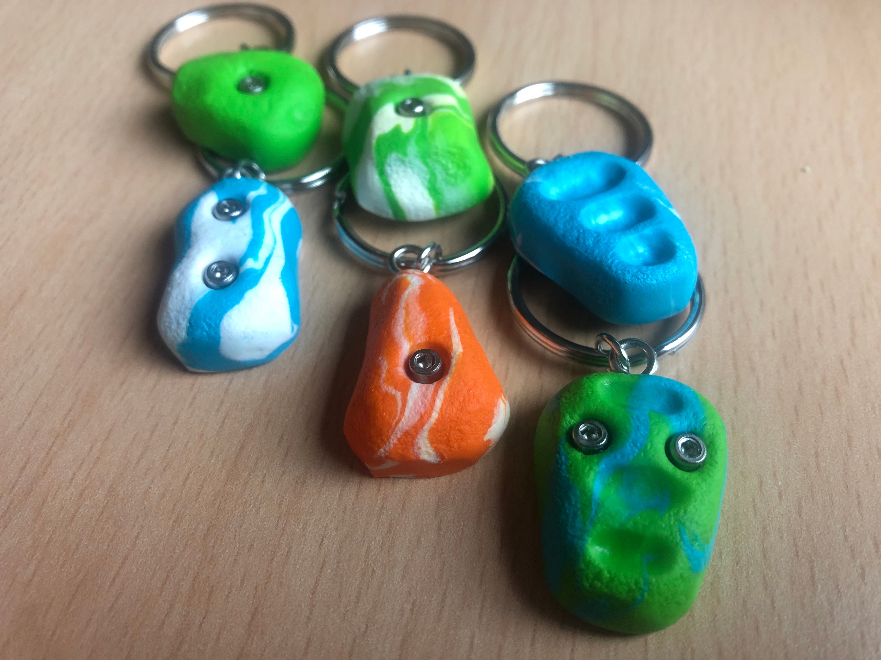 Small Rock Climbing Hold Keychain Climbing Pendant Etsy