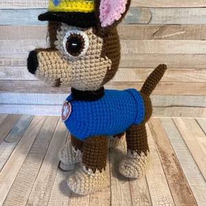 Dog Patrol Crocheted Toy, Dog superhero.  All characters available.